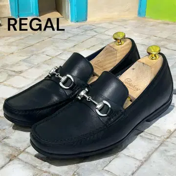 컨디션 최상 리걸 비트 로퍼 드라이빙 슈즈 블랙 57HR 25