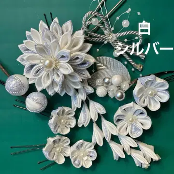 츠마미자이쿠 머리 장식 대 성인식 시치고산