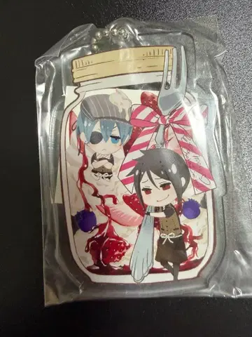 블랙 집사 팬텀 카페 아크릴 키링 아크릴 키링 시엘 세바스찬