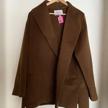 브라운 롱 코트