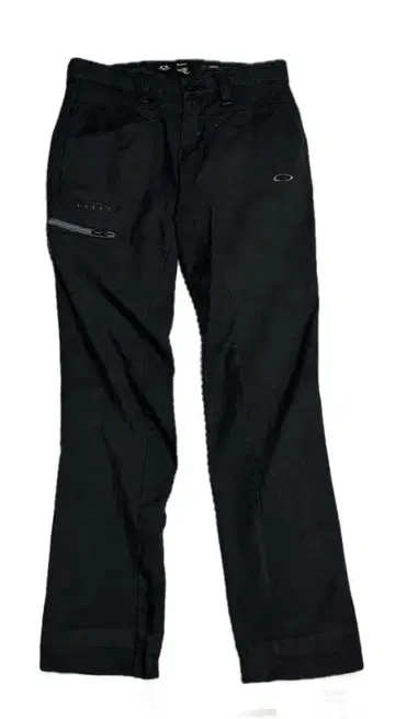 Oakley 블랙 팬츠 지퍼 포켓 부착 오클리
