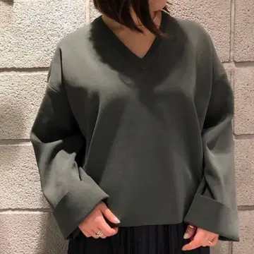 [ JEANASIS ] 지나시스 12G 소우바리 돌먼 V 풀오버