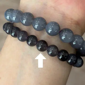 순수 천연 무처리 화전옥 네프라이트 연보라색 팔찌 고품질