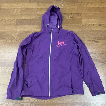 HELly Hansen 후드 부착 나일론 자켓 보라색