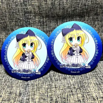 새벽보다 푸른 유리색  특전 페이퍼 코스터 2장