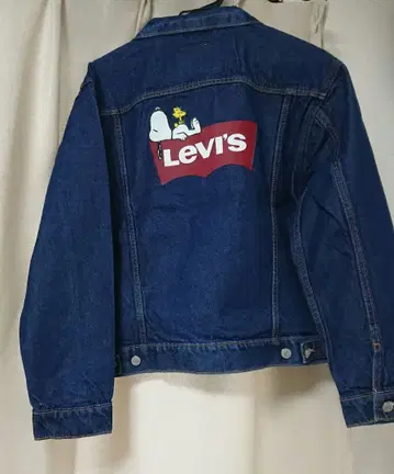 Levi's 데님 자켓 스누피 자수