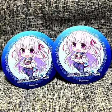 새벽보다 푸른 유리색 에스테틱 특전 페이퍼 코스터 2장