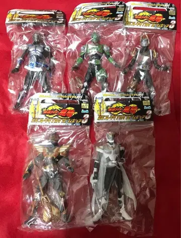 가면라이더 류우키 콜렉터블 소프트 비닐 피규어 3 전 5종 세트