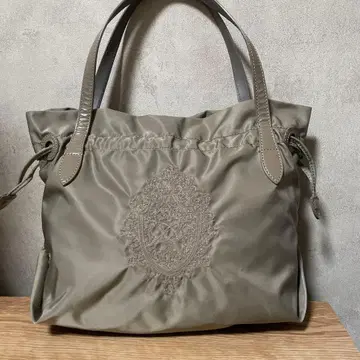 새상품급 AMACA 아마카 복조리 나일론 토트백 핸드백 그레이지