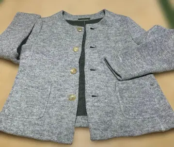 45R 셰틀랜드 이중 천축 볼레로