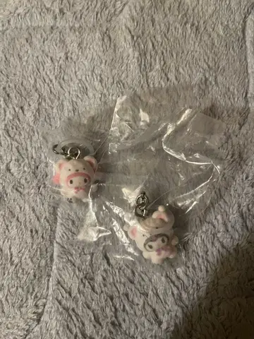 산리오 포근포근 스노우 표시 액세서리 마이멜로디 쿠로미