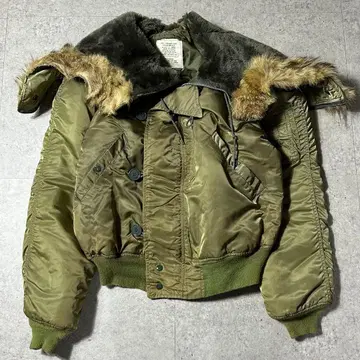 Alpha N2B 그린 플라이트 자켓 L USA 80s