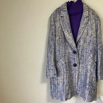 ZARA 멀티 컬러 코트 L 사이즈