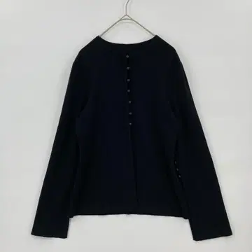 블랙 긴팔 가디건