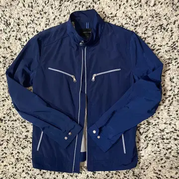 바나나리퍼블릭 네이비 지퍼 포켓 캐주얼 자켓 [ M ]