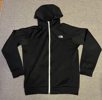 THE NORTH FACE 블랙 후드티 후드 부착