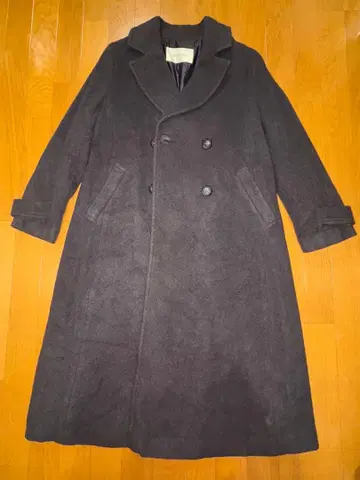 내추럴 뷰티 베이직 빅 칼라 더블 체스터 코트 사이즈 PS