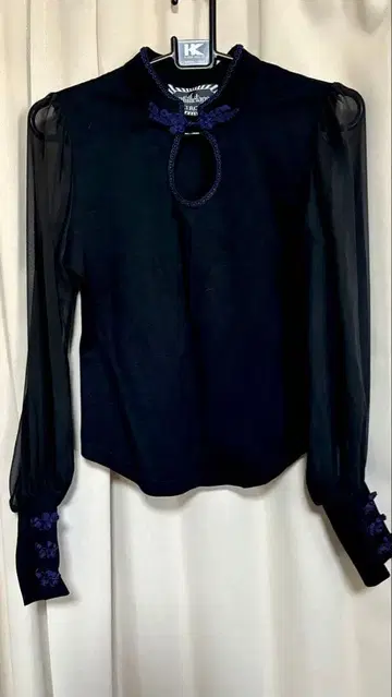 abilletage 아비에타주 차이나 티셔츠 블랙 네이비