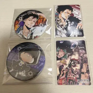 아마노 아키라 전시회 가정교사 히트맨 리본 캔뱃지 마몬 벨 XANXUS