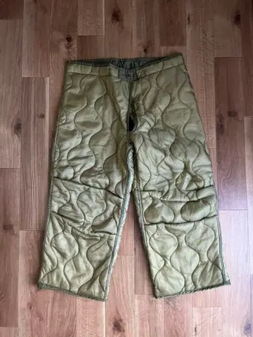 실물 미군 M65 필드 팬츠 퀼팅 라이너 립스탑