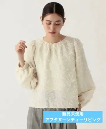 [ 새상품 ] 애프터눈 티 리빙 긴팔 블라우스