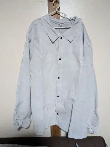 소가죽 점퍼 6L 그레이