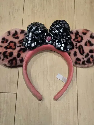 디즈니 레오파드 무늬 머리띠