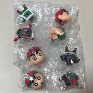 [컴프] 짱구는 못말려(크레용 신짱) 가면라이더 콜라보 피규어 컬렉션