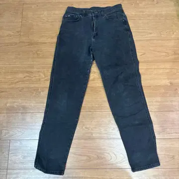 Lee 슬림핏 블랙 데님