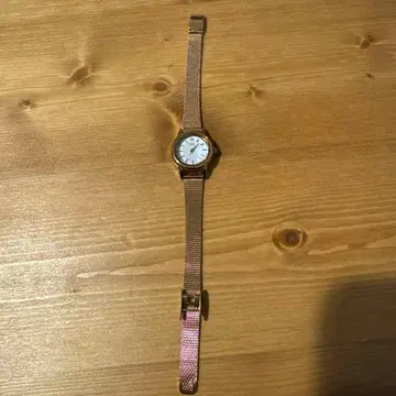 ete 에테 솔라 손목시계 핑크 골드