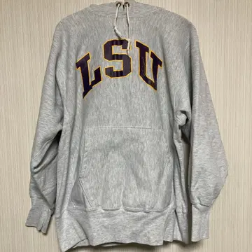 USA 90S Champion Reverse Weave LSU 후드티