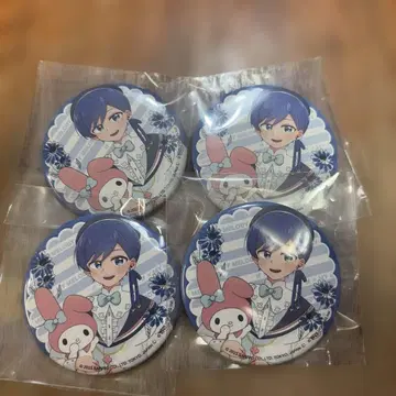 이프 캔뱃지 산리오 4개