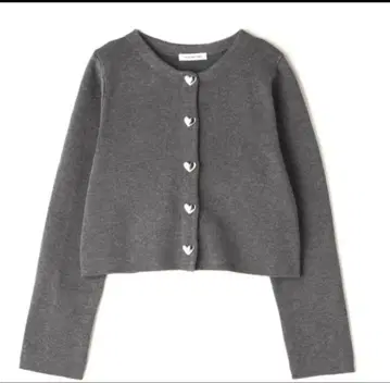 내추럴 뷰티 베이직 하트 버튼 니트 자켓 가디건