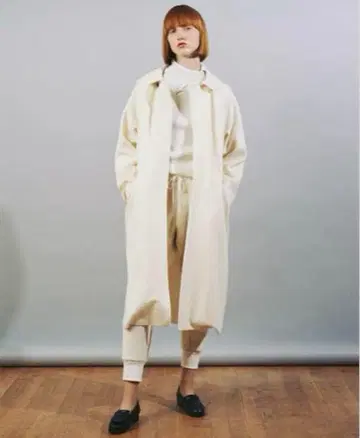 GALERIE VIE 아이보리 롱 코트