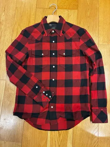 넘버 나인 체크 셔츠