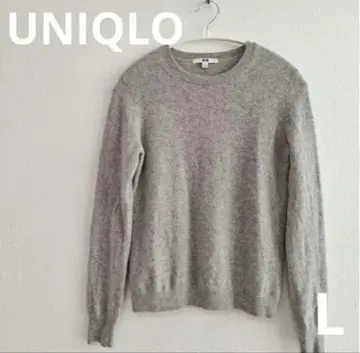 유니클로 UNIQLO 캐시미어 100% 크루넥 스웨터 L