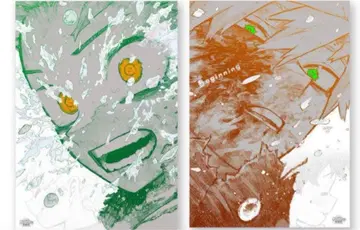 A2 아트 포스터 2장 세트 The Beginning 히로아카 원화전