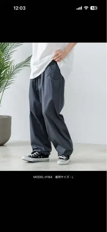 DICKIES/디키즈 라이트 트윌 파라슈트 팬츠