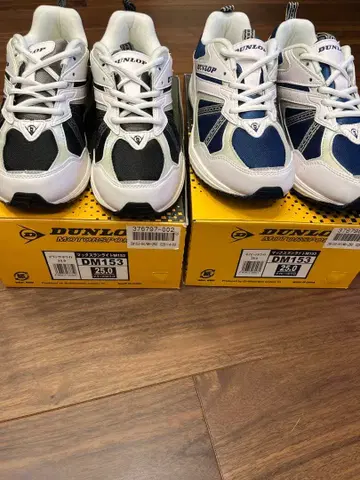 DUNLOP DM153 스니커즈 25.0 2켤레 세트