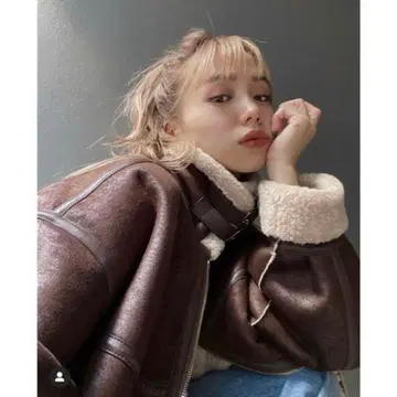 LAGUA GEM VINTAGE OVER F MOUTON COAT B-3