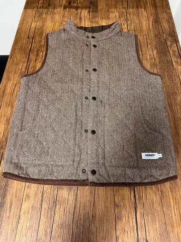 ARMEN 브라운 퀼팅 베스트 사이즈 2