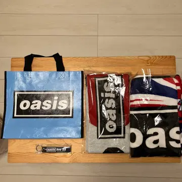 oasis 토트백 담요 키링 세트