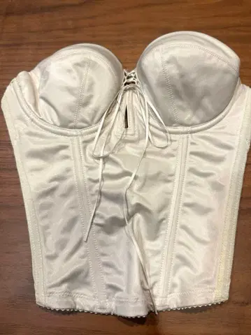 웨딩 화이트 코르셋 D65 사이즈