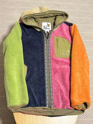 go slow caravan 플리스 자켓 멀티 컬러