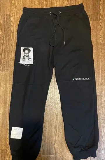 Karl Kani 블랙 스웨트 팬츠