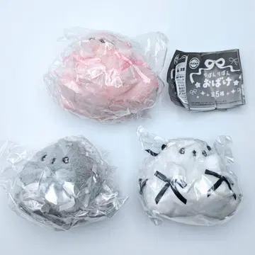 리본 리본 유령 3체 세트 핑크 유령 리본 유령 메이드 유령