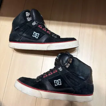 DC PURE HIGH-TOP WR 블랙 방수 하이컷 스니커즈