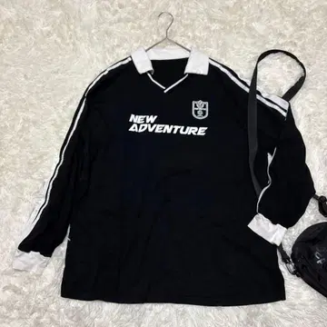 [ Dazy ] 긴팔 T셔츠 블랙 상의 여성용 L 사이즈 구제 의류