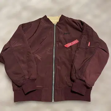 VISION EASTBOY 버건디 점퍼 리버서블