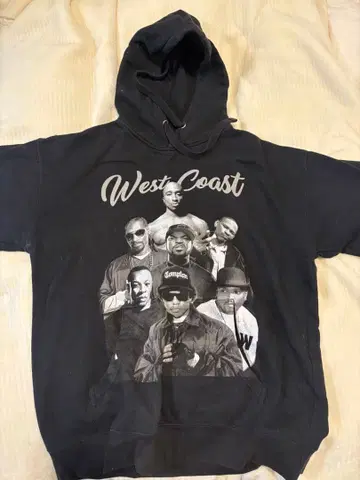West Coast 힙합 후드티